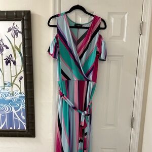 Multicolor striped dress Size 18/20
